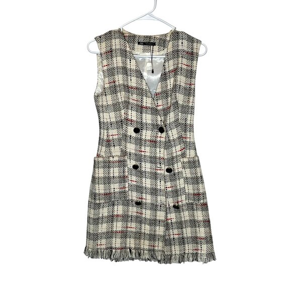 Zara Wome weed Fringe Dress Muli Color XS - Picture 2 of 14